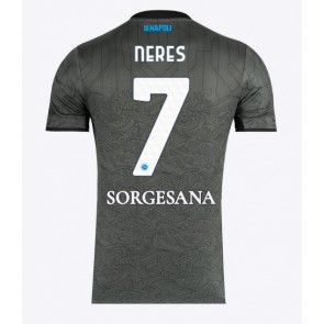 Billiga SSC Napoli David Neres #7 Tredjeställ 2024-25 Kortärmad